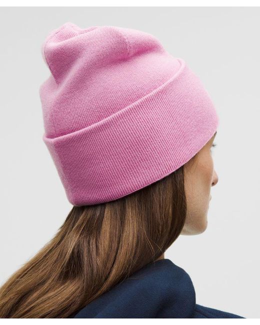 Lululemon Athletica mauve ‎ Pink Knit Beanie NWT••Lululemon Fleece-Lined Knit | Mercari main image 2