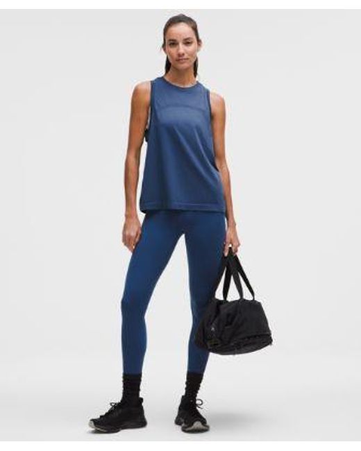 lululemon athletica Blue Swiftly Relaxed Tank Top