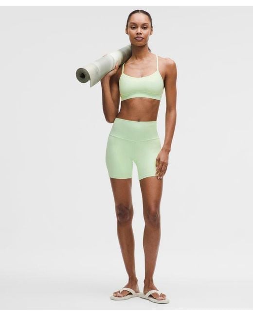 lululemon athletica Green – Align High-Rise Shorts – 6" – /Pastel – Size 4
