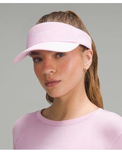 lululemon athletica Pink – Removable Sweatband All-Sport Visor Hat Wordmark – / –