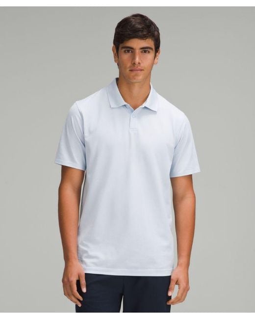 lululemon athletica White – Classic-Fit Pique Short-Sleeve Polo Shirt – /Pastel – for men