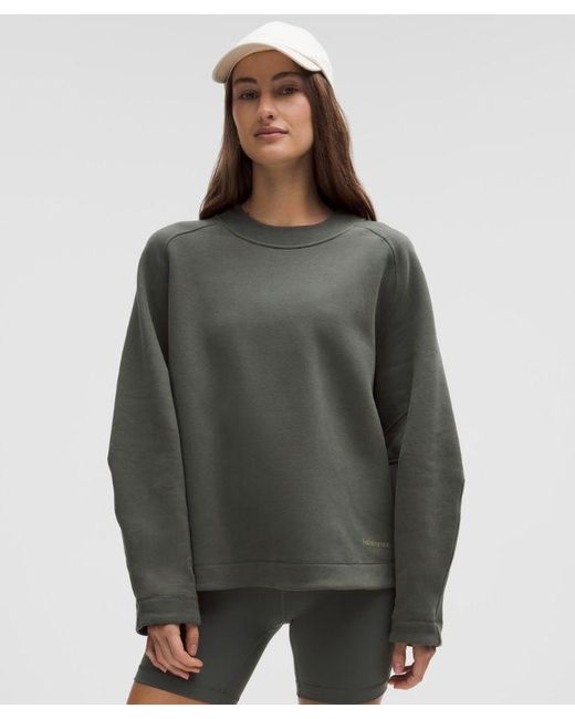 lululemon athletica Gray Loungeful Relaxed-Fit Crewneck Sweatshirt