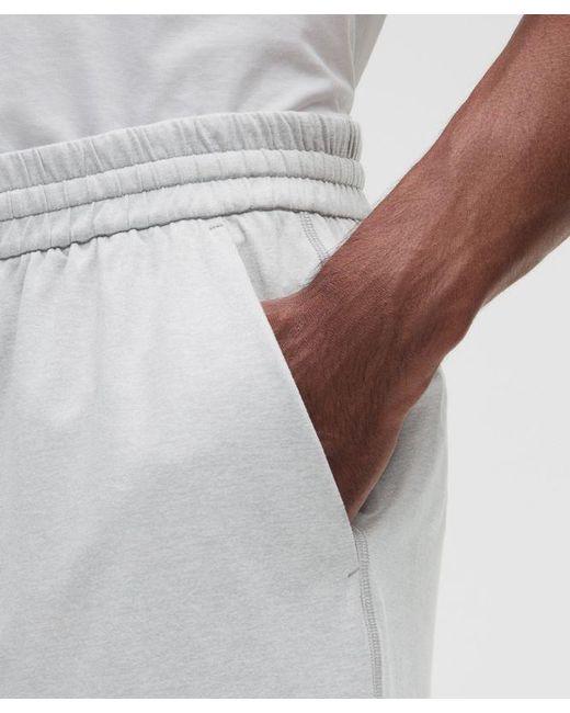 lululemon athletica Gray Soft Jersey Short 5" for men
