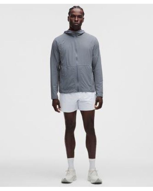 lululemon athletica Gray – Mile Maker Linerless Shorts – 6" – – Size Large for men