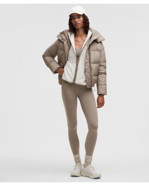 lululemon athletica Brown Wunder Puff 600-Down-Fill Jacket