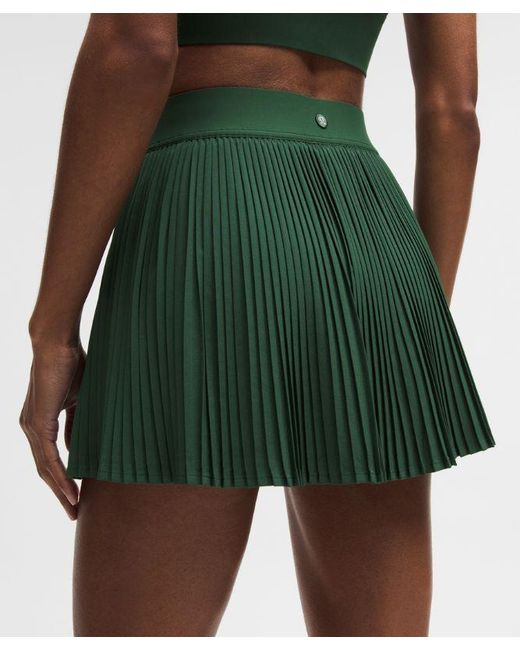 lululemon athletica Green Repleat High-Rise Tennis Skirt
