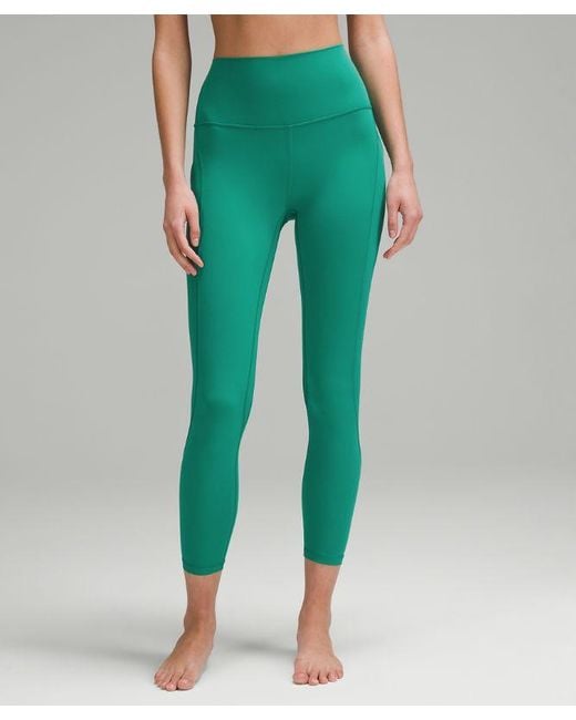 lululemon athletica Green – Align High-Rise Pants With Pockets – 25" – –