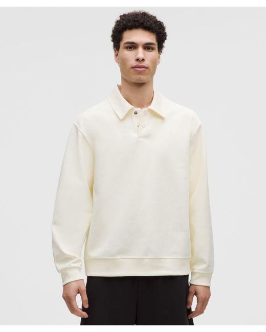lululemon athletica White Grand Standard Long-Sleeve Polo for men