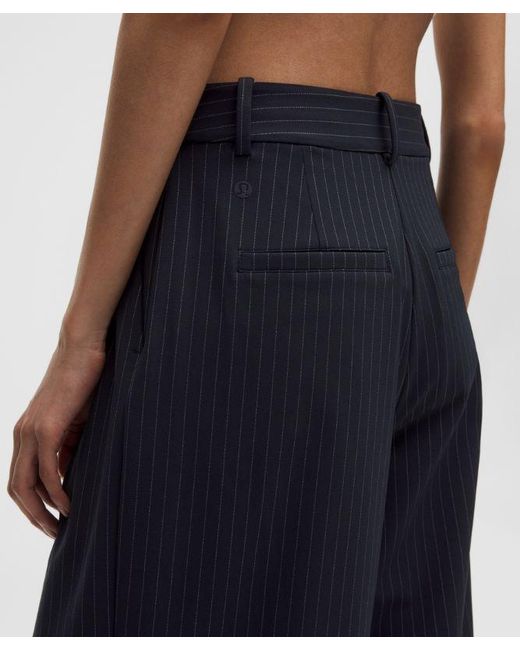 lululemon athletica Blue Daydrift High-Rise Wide-Leg Trouser