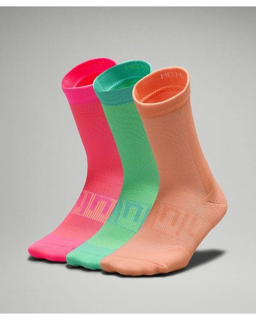 lululemon athletica Multicolor Power Stride Crew Socks 3 Pack