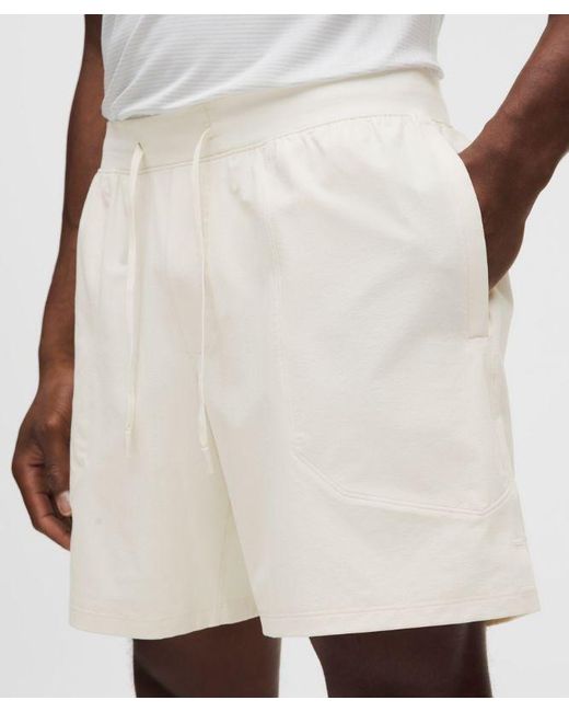 lululemon athletica White – License To Train Lined Shorts – 7" – – Size Large for men