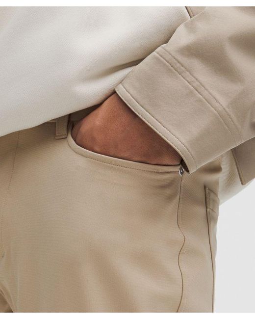 lululemon athletica Natural Abc Classic-Fit 5 Pocket Pant 32L for men