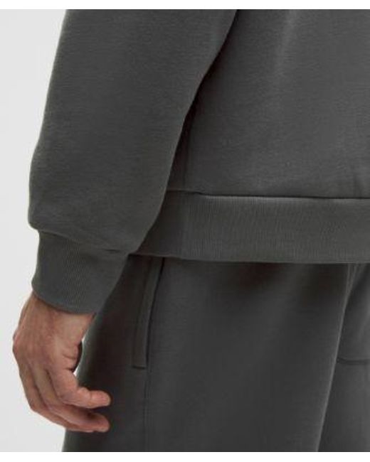 lululemon athletica Gray Steady State Half Zip for men