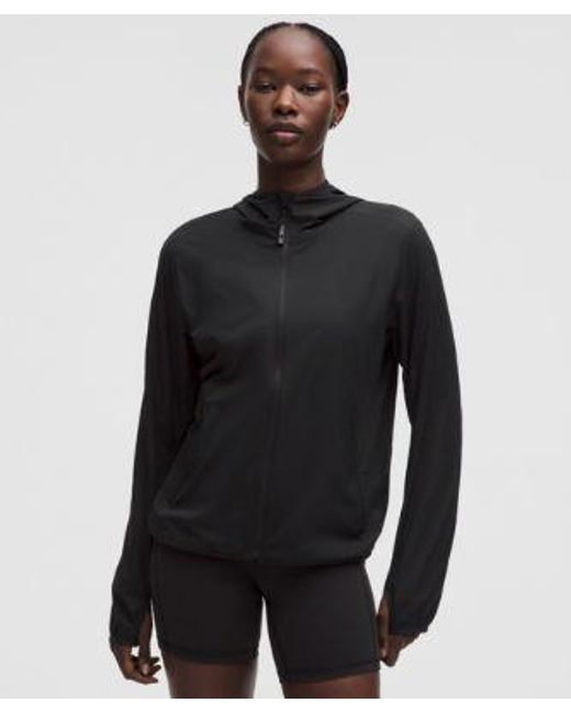 lululemon athletica Black Breathable Lightweight Training Jacket