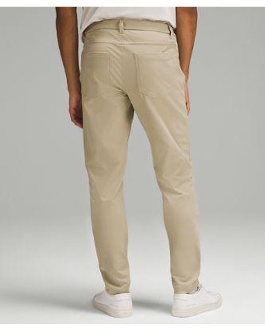 lululemon athletica Natural Abc Slim-fit 5 Pocket Pants 34"l Warpstreme for men