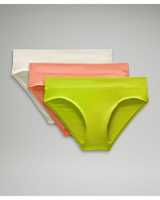 lululemon athletica Invisiwear Mid-rise Bikini Underwear 3 Pack in