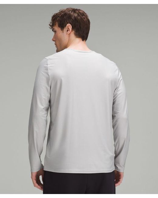 lululemon athletica Gray – Ultra-Soft Nulu Long-Sleeve Shirt – / – for men