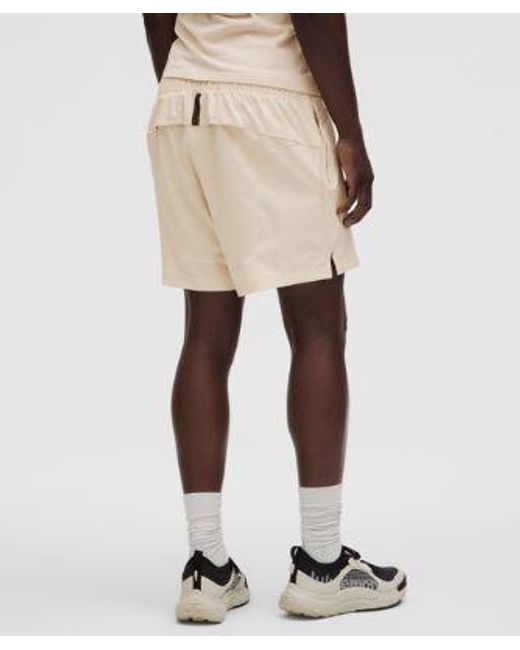 lululemon athletica Natural – Swift Lightweight Linerless Shorts Slnsh Collection – 6" – – Size Large for men