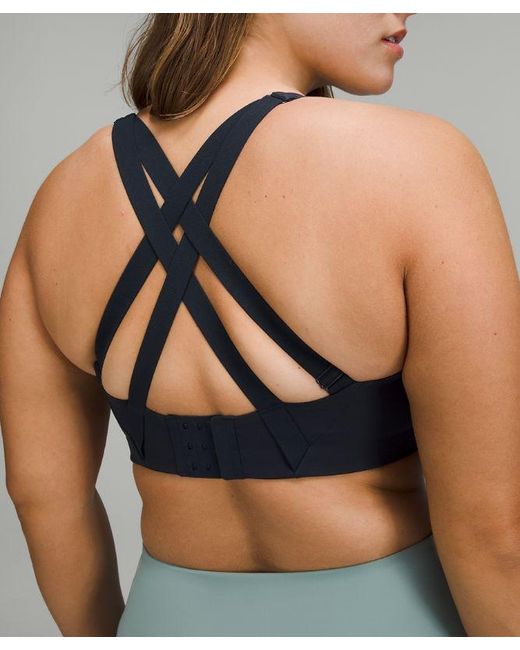 lululemon athletica Blue Energy Sports Bra High Support