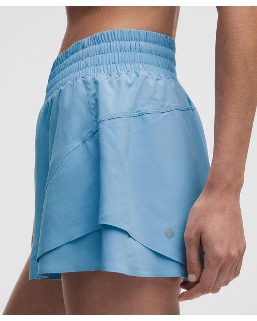 lululemon athletica Blue Shake It Out High-Rise Running Short 2.5"