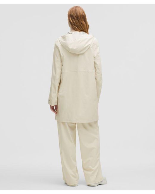 lululemon athletica Natural Waterproof Rain Jacket