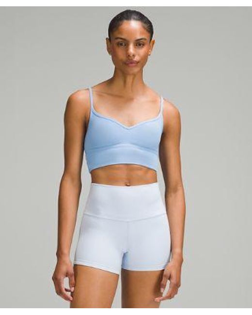 lululemon athletica Blue – Align Sweetheart Sports Bra Light Support, A/B Cup – –