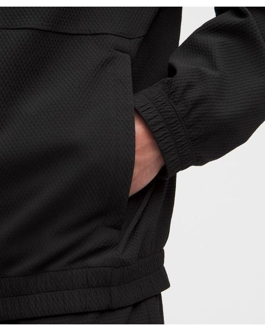 lululemon athletica Black – License To Train Textured Full Zip Jacket – – Size Large for men