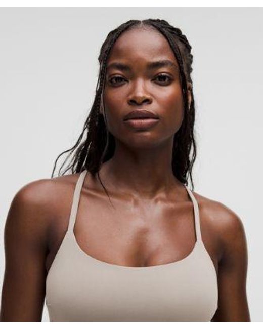 lululemon athletica Natural Wunder Train Strappy Racer Bra