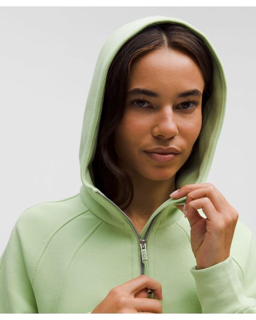 lululemon athletica Green Scuba Oversized Half-Zip Hoodie
