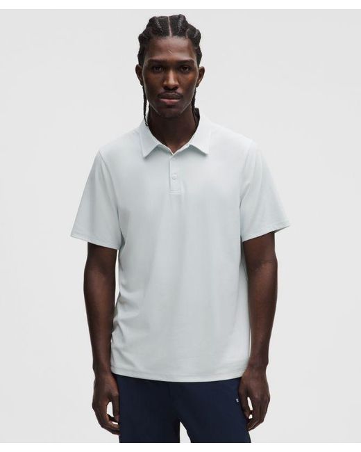 lululemon athletica White – Showzero Classic-Fit Polo Shirt – Color Pastel/ – Size Large for men