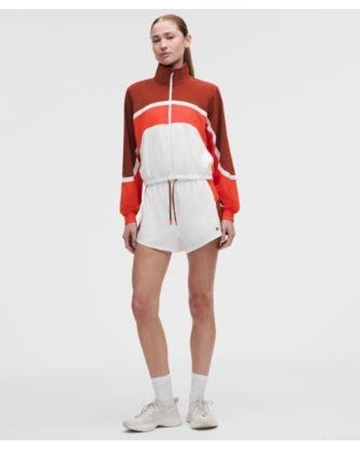 lululemon athletica Red – Court Champ Side-Pleat High-Rise Tennis Shorts – 3" – – Size Large