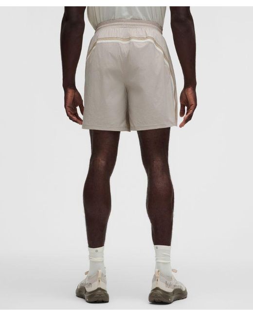 lululemon athletica Gray – Pace Breaker Linerless Shorts Glyde – 7" – – Size Large for men