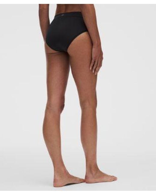 lululemon athletica Black – Underease High-Rise Bikini Underwear 3 Pack – – Size Large