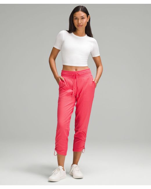 lululemon athletica Red Dance Studio Mid-rise Cropped Pants