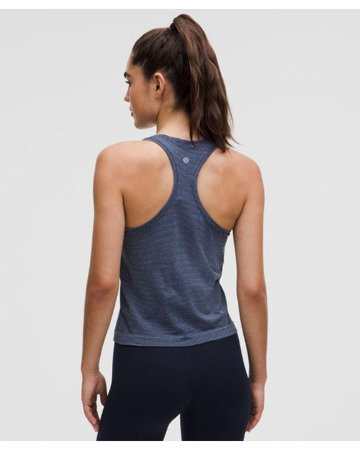 lululemon athletica Blue – Swiftly Tech Racerback Tank Top 2.0 Waist Length – – Size 20