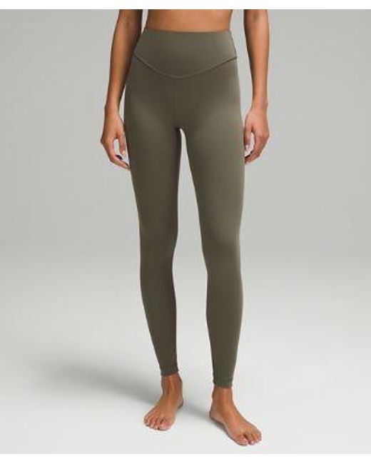 lululemon athletica Green Wunder Under Smoothcover High-Rise Tight 28"