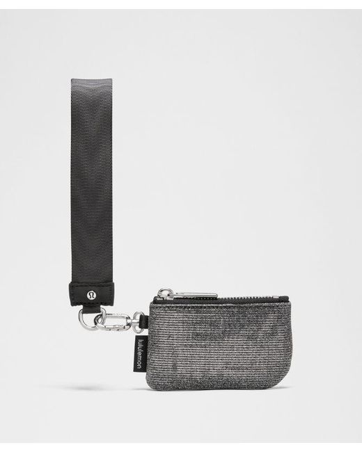 lululemon athletica Gray – Dual Pouch Wristlet Bag Glitter – Color Dark