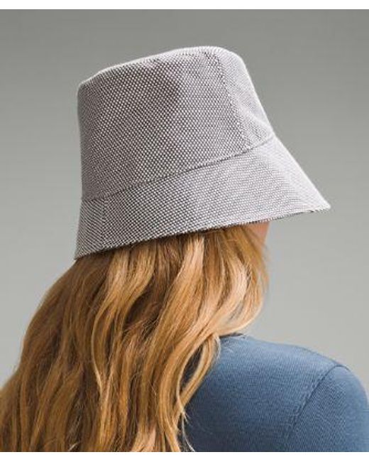 lululemon athletica Gray Canvas Bucket Hat