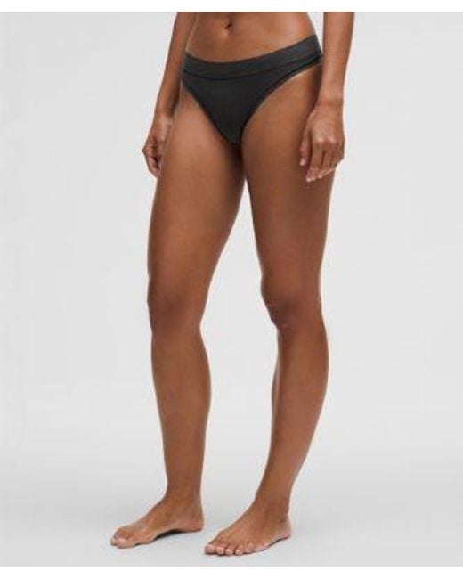 lululemon athletica Natural Underease Mid-Rise Thong Underwear