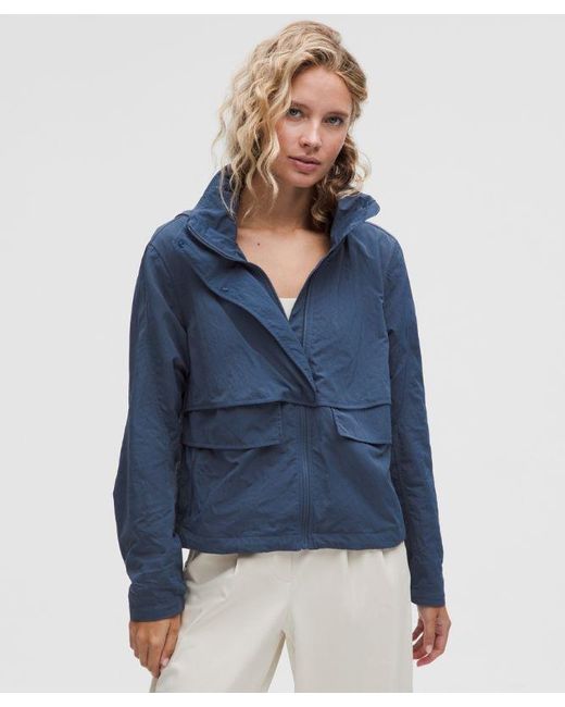 lululemon athletica Blue – Always Effortless Classic-Fit Jacket – – Size 14
