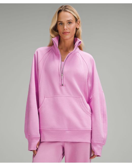 Sweatshirt Lululemon Pink size 4 US in Cotton - 40694878