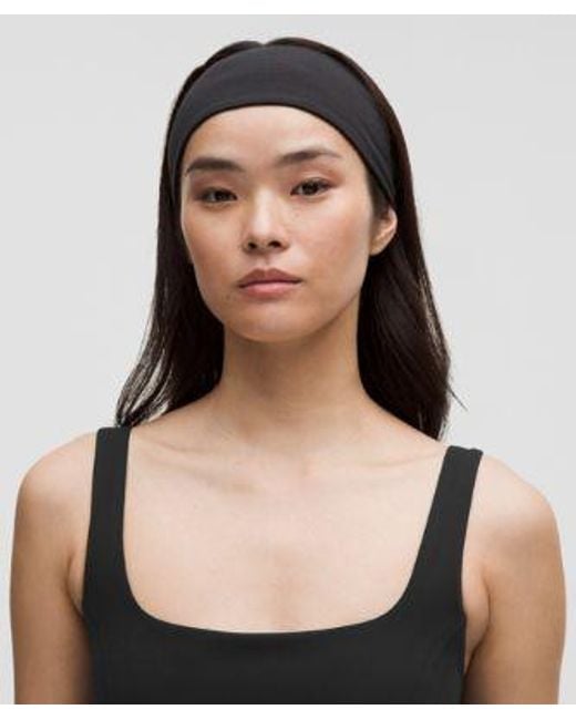 lululemon athletica Black Wunder Under Smoothcover Dress Light Support, A/B Cup
