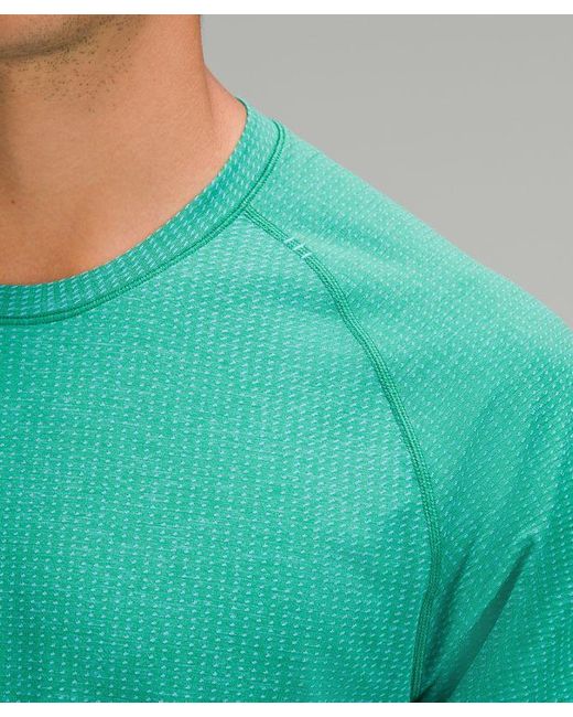 lululemon athletica Green – Metal Vent Tech Short-Sleeve Shirt Fit – / – for men