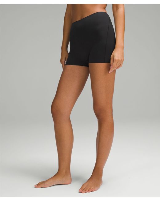 lululemon athletica Black Wundermost Ultra-soft Nulu Super-high-rise Shortie Underwear 2"