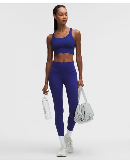 lululemon Women's Blue – Wunder Train High-Rise Crop Leggings – 23