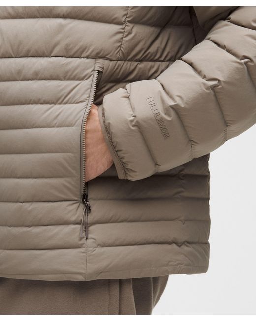 lululemon athletica Gray Navigation Down Jacket for men