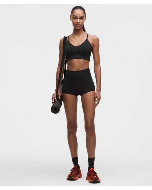 lululemon athletica Black Ebb To Street Bra
