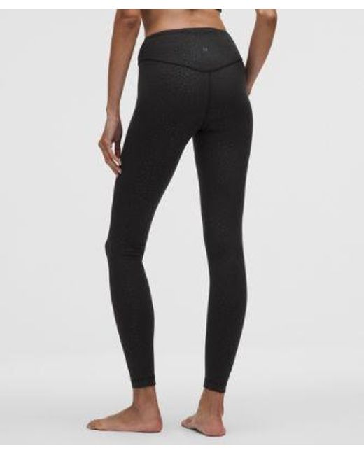 lululemon athletica Black Wunder Under Smoothcover High-Rise Tight 28"
