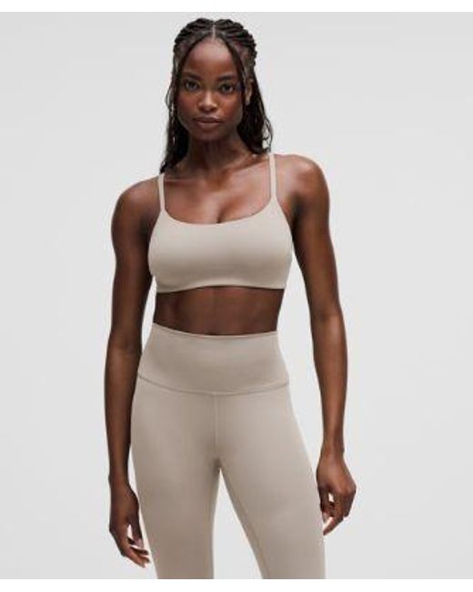 lululemon athletica Natural Wunder Train Strappy Racer Bra
