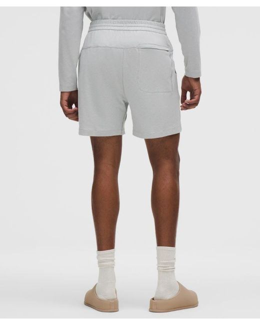 lululemon athletica Gray Soft Jersey Short 5" for men